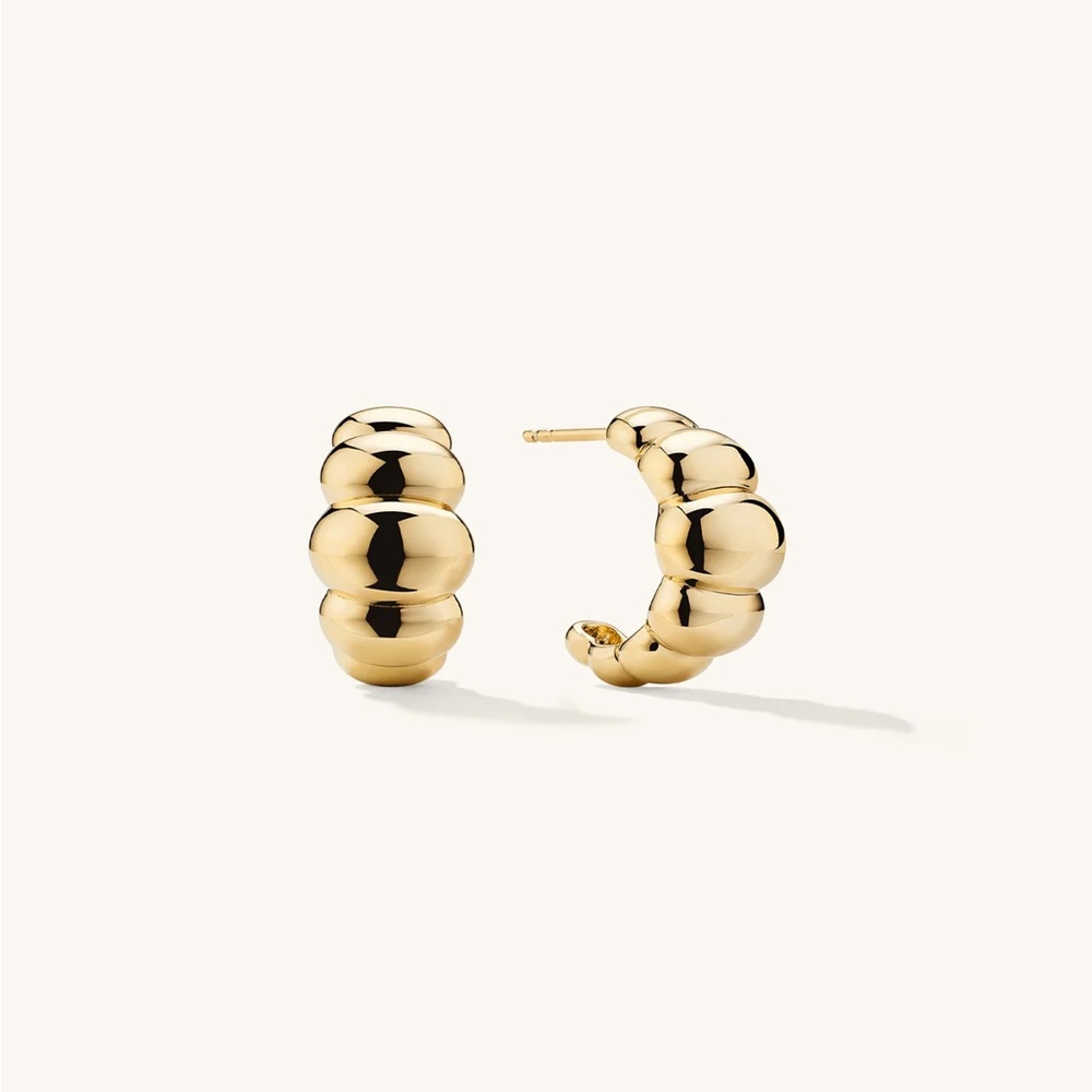 Mejuri Puffy Charlotte Hoops
